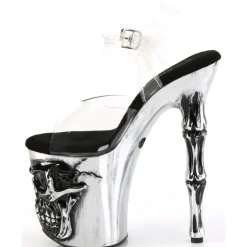 Pleaser Rapture 808-LT Shoes Pewter