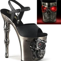 Pleaser Rapture 809-LT Shoes Pewter