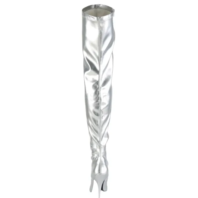 Pleaser SEDUCE 3000 Boots Silver