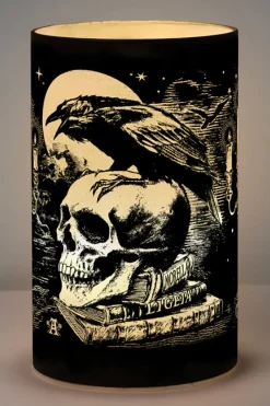Alchemy Gothic Poe's Raven Lantern