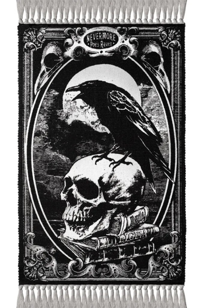 Alchemy Gothic Poes Raven Rug