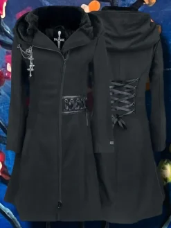 Innocent Clothing Poizen Alchemy Black Tears Coat