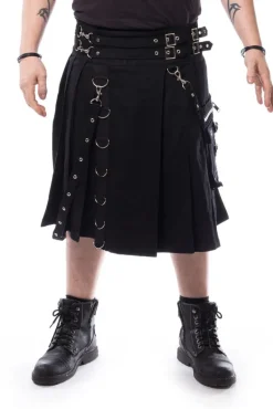 Innocent Clothing Poizen Chemical Black Calle Kilt