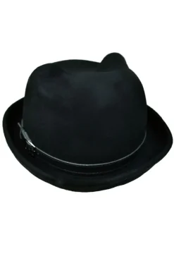 Innocent Clothing Poizen Kitty Bowler Hat Black