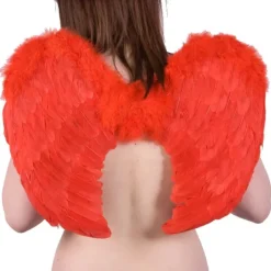 Innocent Clothing Poizen Medium Red Feather Wings