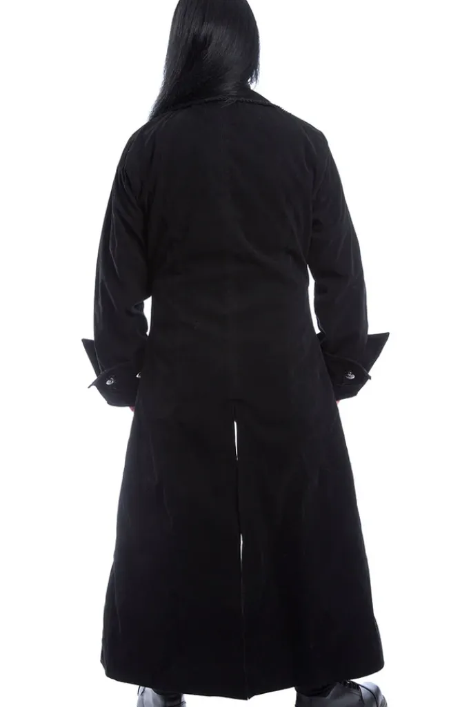 Innocent Clothing Poizen Quentin Coat Black Velvet (S)