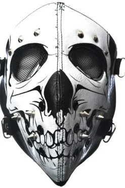 Innocent Clothing Poizen White Skull Full Face Mask