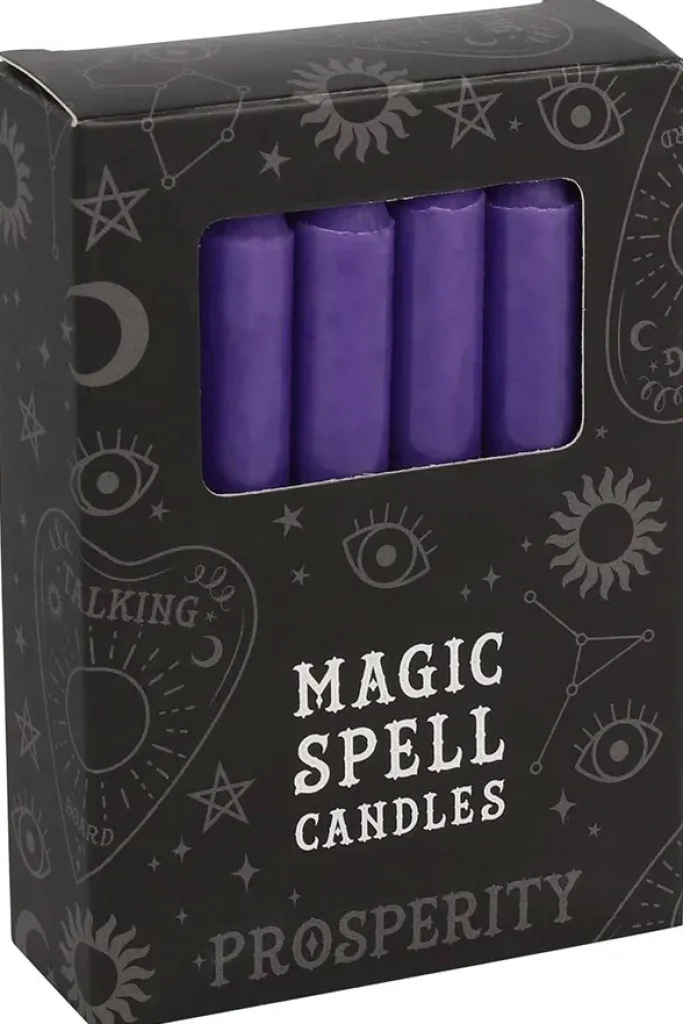 Something Different Prosperity Spell Candles Purple Pack of 12