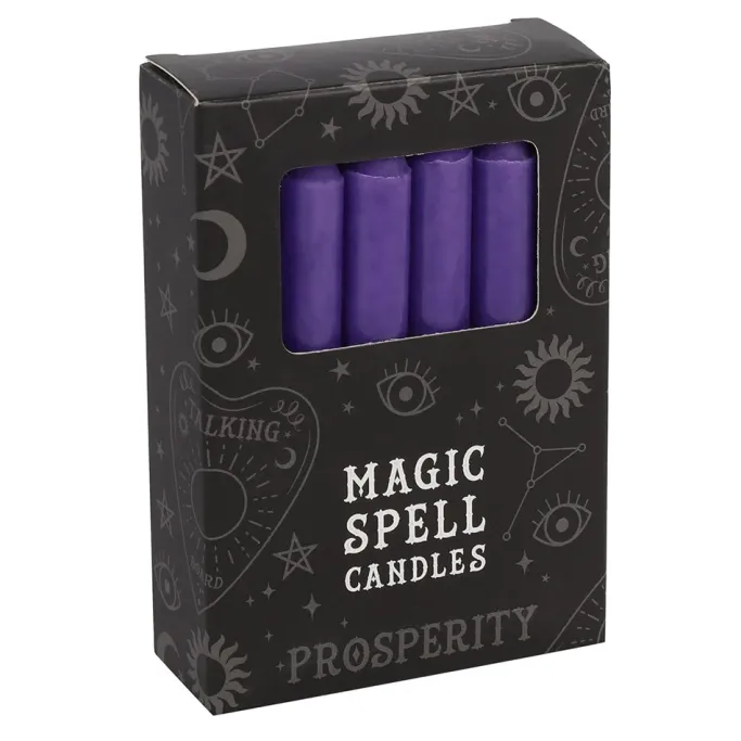 Something Different Prosperity Spell Candles Purple Pack of 12