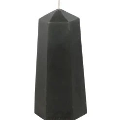 Something Different Protection Crystal Candle with Rough Black Obsidian