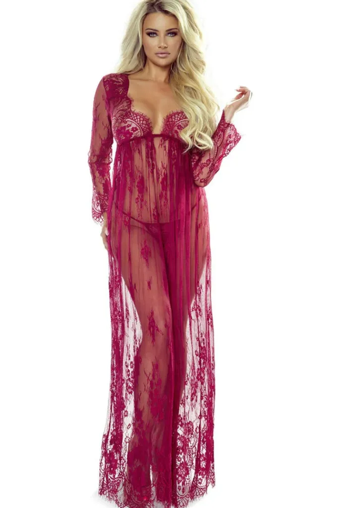 Provocative 7046 Elegant Robe Wine