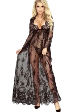Provocative So Elegant Robe Black
