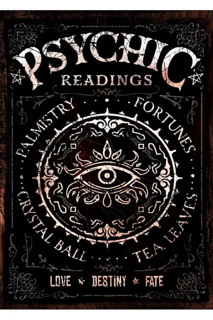 Grind Psychic Readings Tin Sign