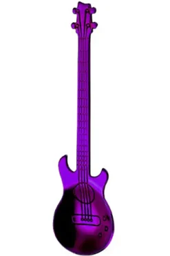 Gothic Accessories Purple Guitar Teaspoon
