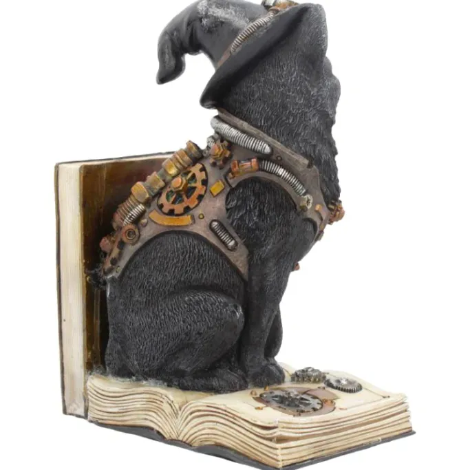 Nemesis Now Purring Pioneer Steampunk Cat Bookend