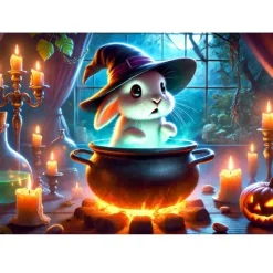 Oakhart Industries Rabbit Stew Glass Chopping Board