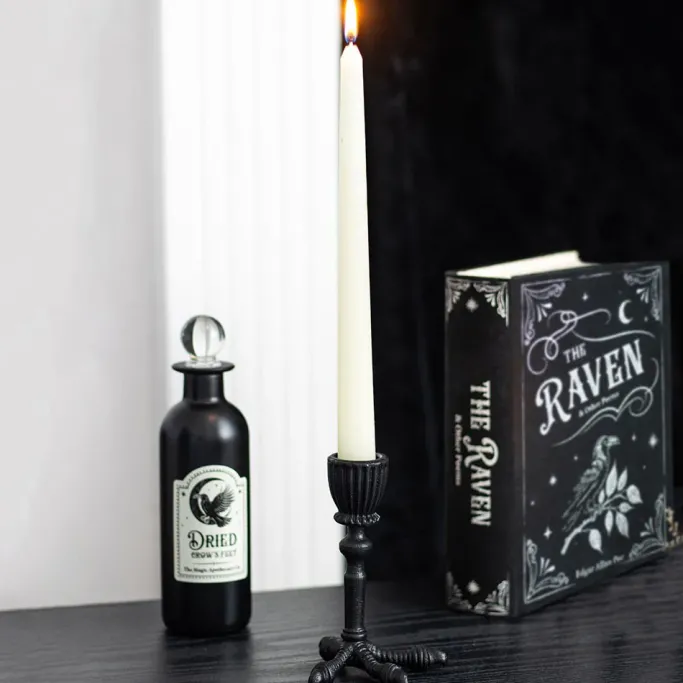 Something Different Raven Claw Taper Candle Holder
