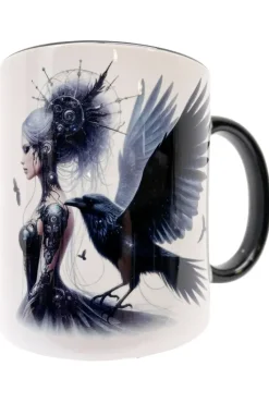 Oakhart Industries Raven Cyber Goth and Raven Mug Art095