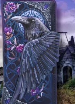 Nemesis Now Ravens Flight Embossed Purse