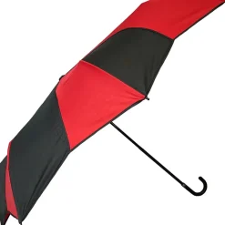 Soake Red and Black Swirl Folding Umbrella