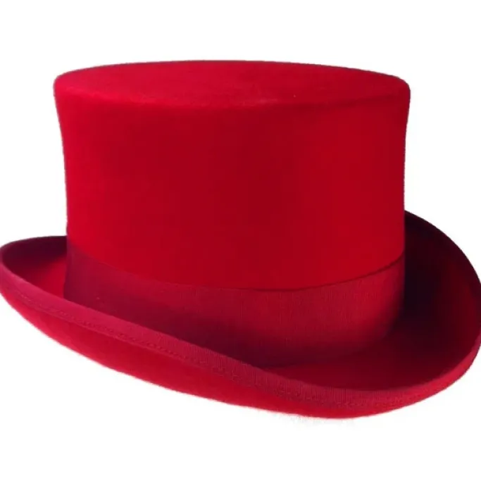 Euro Accessories Red Top Hat