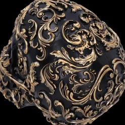Nemesis Now Renaissance Black and Gold Skull
