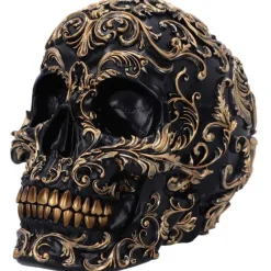 Nemesis Now Renaissance Black and Gold Skull