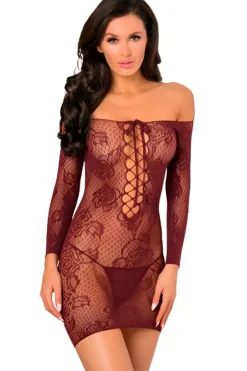 Rene Rofe The Breaker Dress Burgundy
