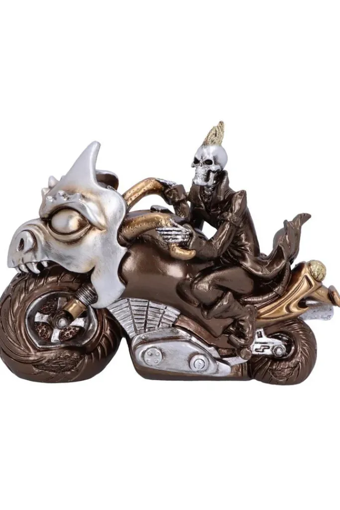 Nemesis Now Ride or Die Bronze Motorcyle Model