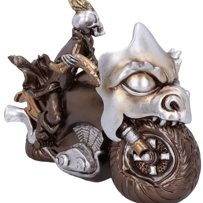 Nemesis Now Ride or Die Bronze Motorcyle Model