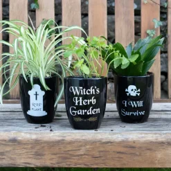 Something Different RIP Plant Gothic Plant Pot