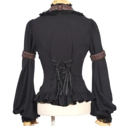 RQBL  Black Jabot and Wristbands