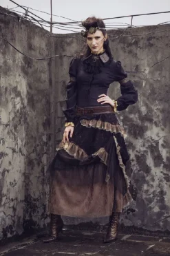 RQBL  Black Jabot and Wristbands