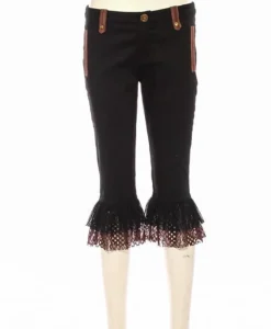 RQBL Steampunk Bumblebee Capri Pants (XL)