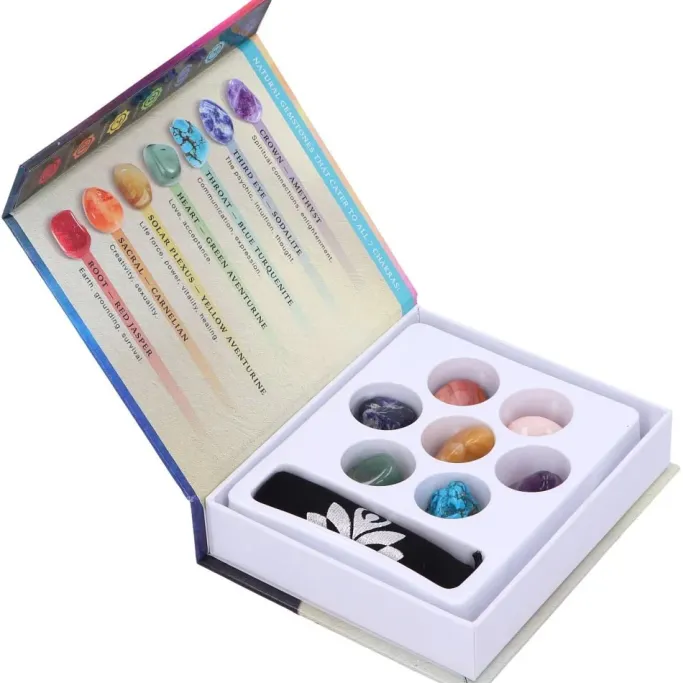 Nemesis Now Sacred Chakra Wellness Stones Kit