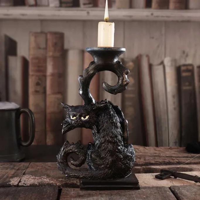 Nemesis Now Salem and Spite Candlestick Holders