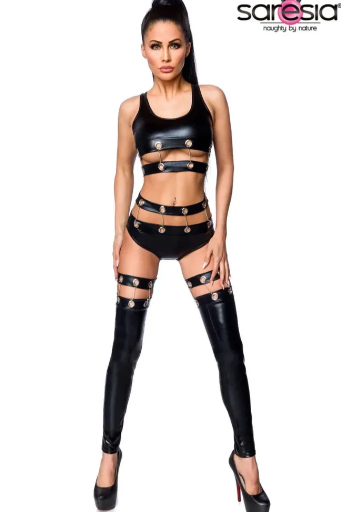 Saresia Wetlook Set with Gauntlets