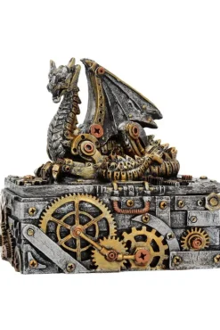 Nemesis Now Secrets of the Machine Steampunk Dragon Box
