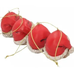Nemesis Now Skull Christmas Tree Silent Night Bauble 4.3cm. Set of 12