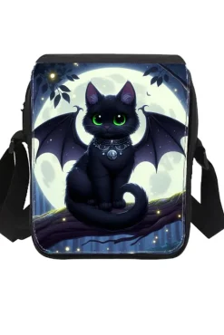 Oakhart Industries Small Bat Cat Shoulder Bag
