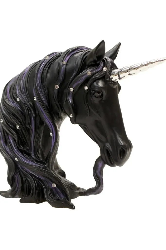 Nemesis Now Small Black Jewelled Midnight Unicorn