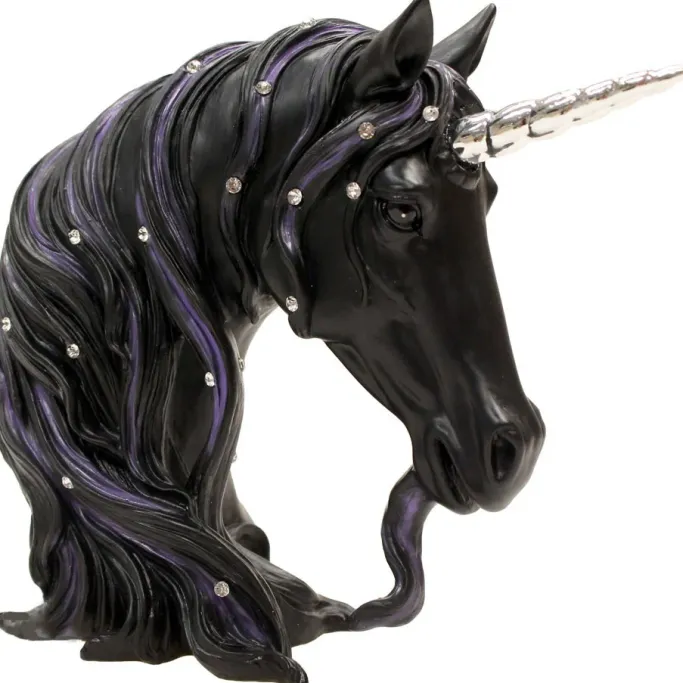Nemesis Now Small Black Jewelled Midnight Unicorn