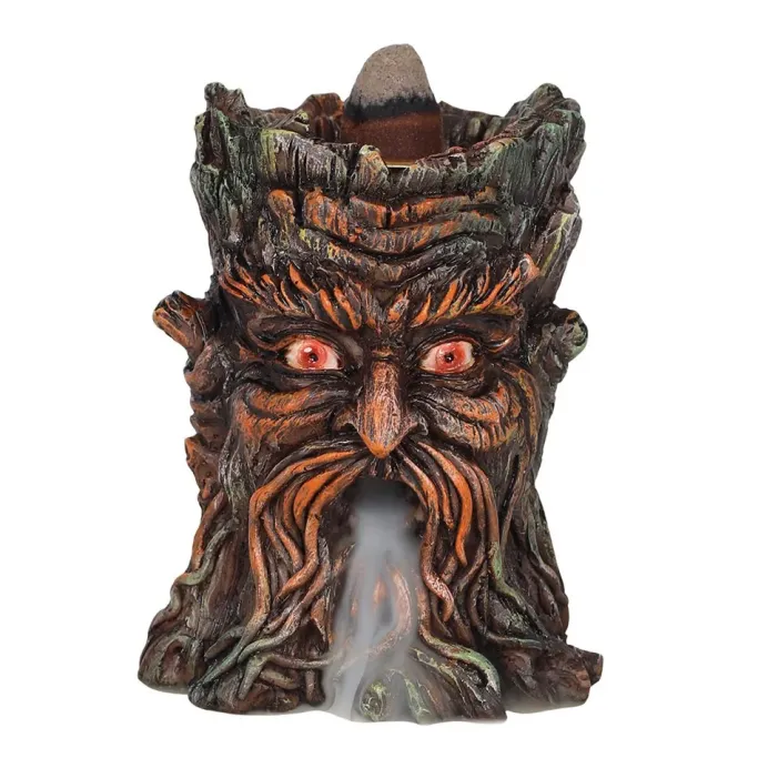 Something Different Small Green Man Backflow Incense Burner