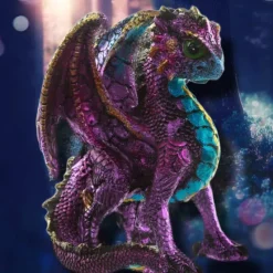 Puckator Spirit of the Elements, Purple Enchanted Nightmare Dragon