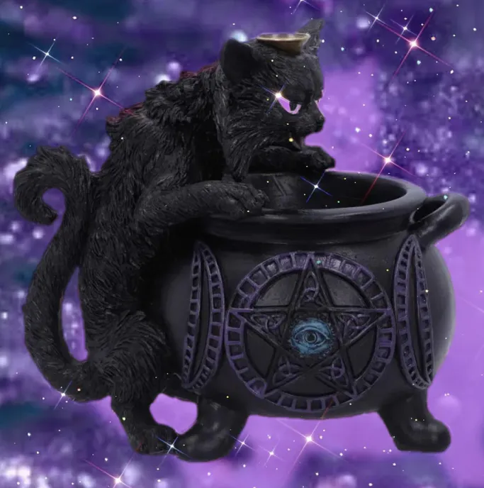 Nemesis Now Spites Cauldron Backflow Incense Burner