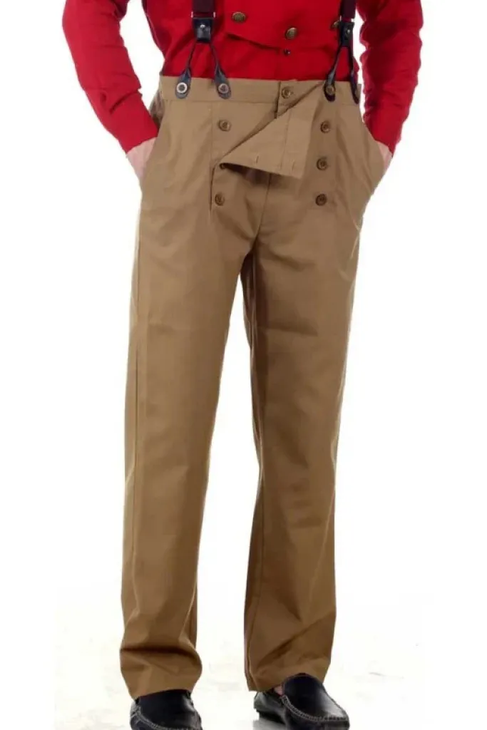 Pirate Dressing Steampunk Architect Pants Beige