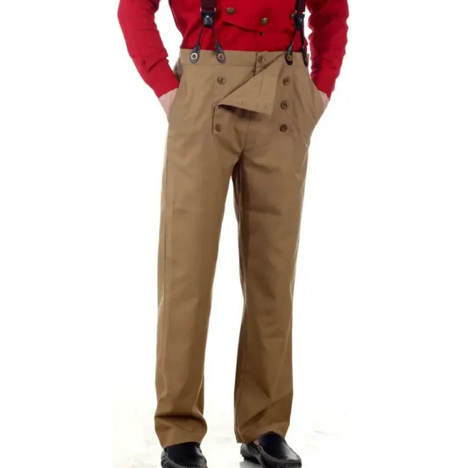 Pirate Dressing Steampunk Architect Pants Beige