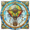 Oakhart Industries Steampunk Classic Hot Air Balloon Coaster Art034