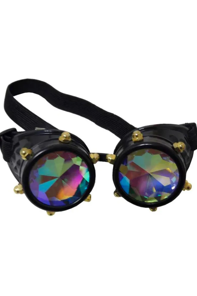 Nemesis Now Steampunk Crystal Vision Goggles with Kaleidoscopic Lenses