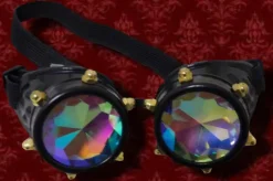 Nemesis Now Steampunk Crystal Vision Goggles with Kaleidoscopic Lenses